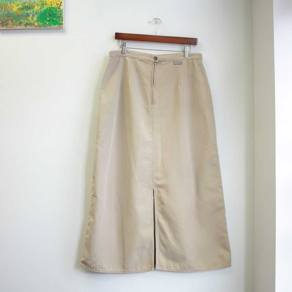 Khaki Maxi Skirt Size 12