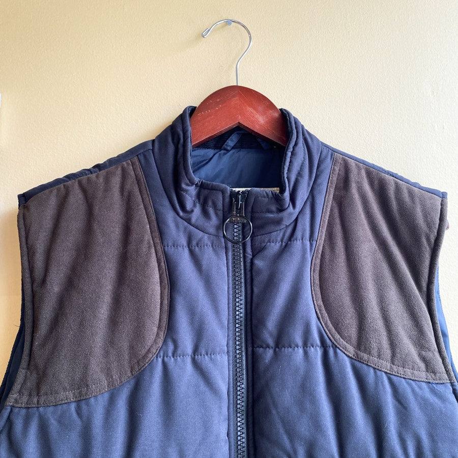 Quilted Vest Barbour Gilet Size Medium Navy