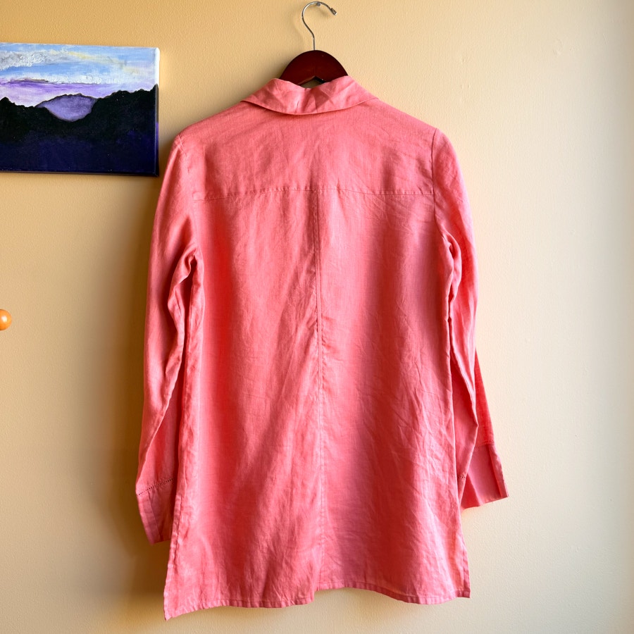 Women's 100% Linen Top Size 6