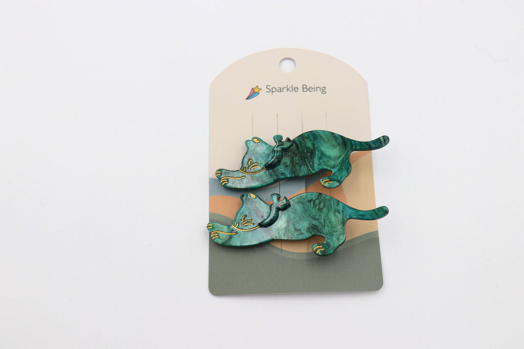 Stretching Cat Hair Clips Set of 2