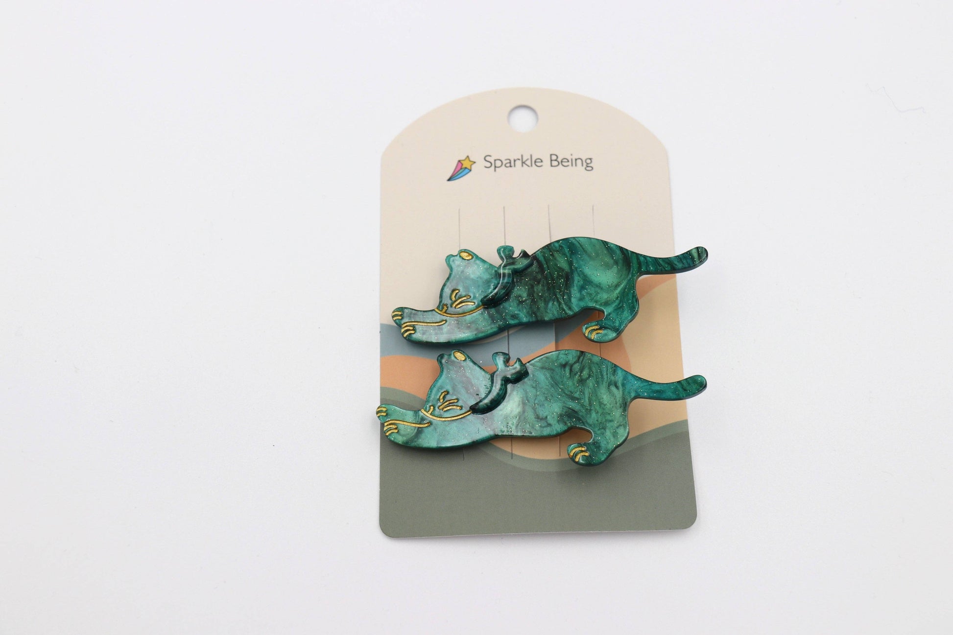 Stretching Cat Hair Clips Set of 2