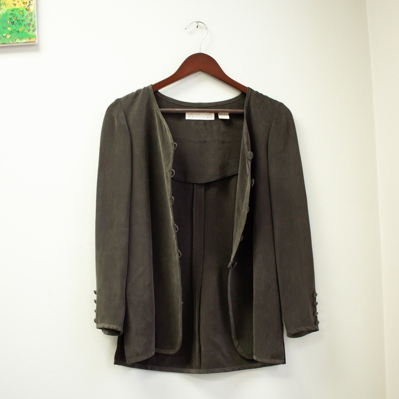Dana Buchman Petites Vintage Silk Suite Size 2
