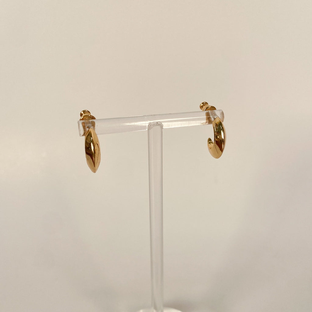 Monet Small Gold Tone Hoops