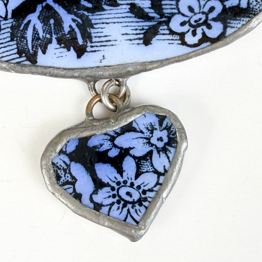 Handmade Vintage Ceramic Brooch
