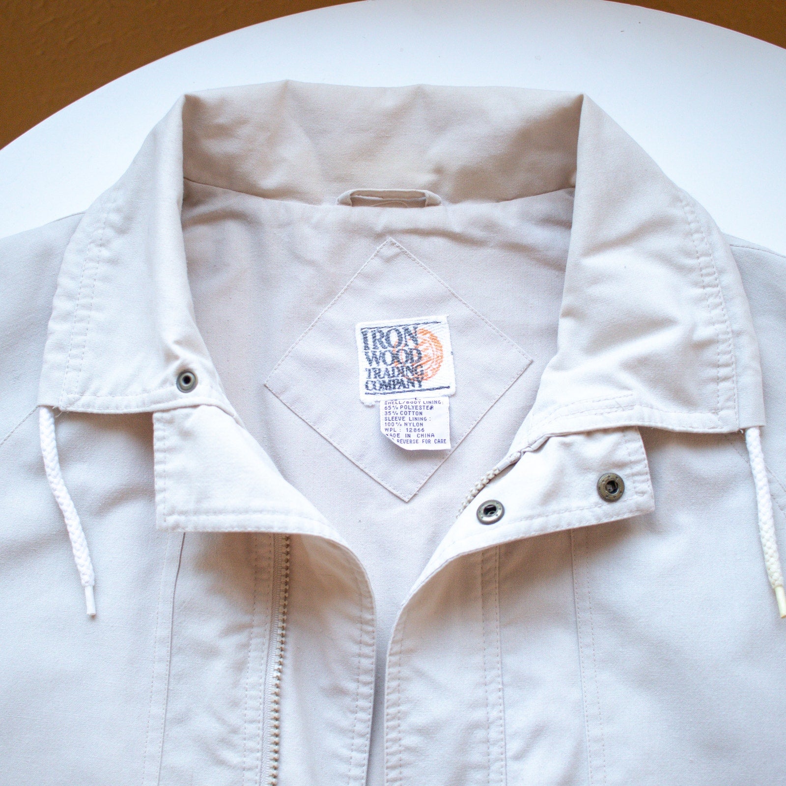 Vintage 90s Light Jacket Khaki Size Large