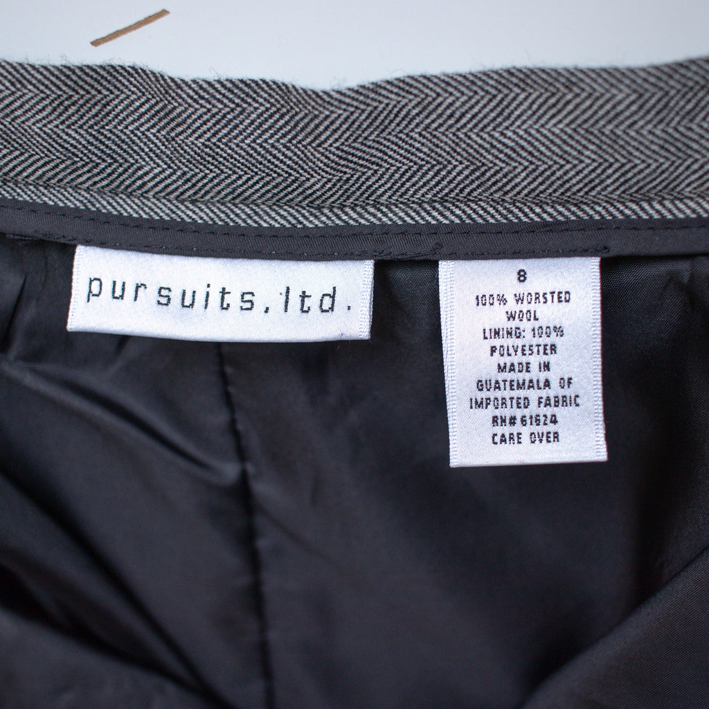 Vintage Long Gray Skirt