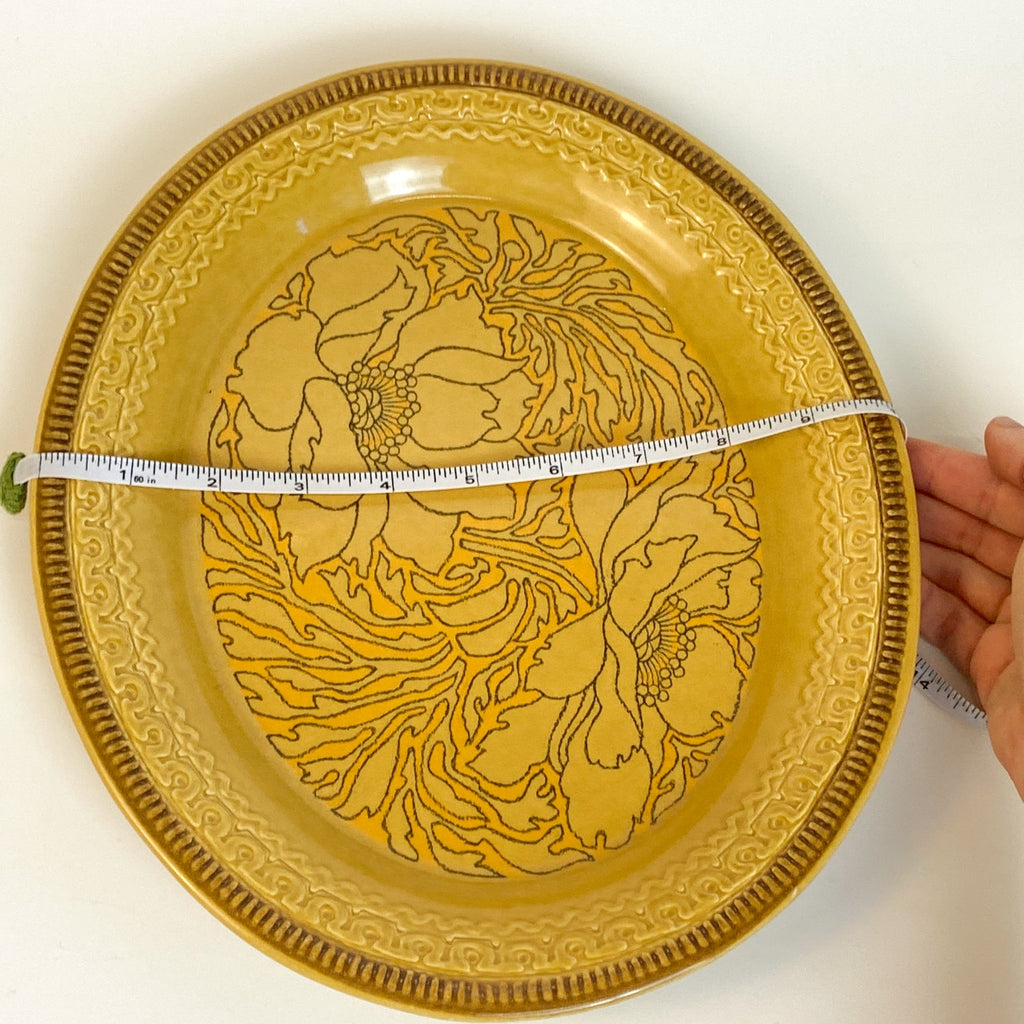 Franciscan Earthenware Amapola Dinner Plate Gold 10.75”