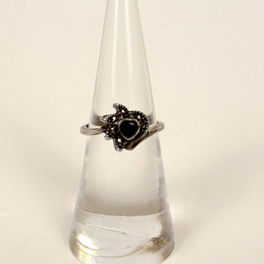Vintage Whimsigoth Sterling Silver Ring