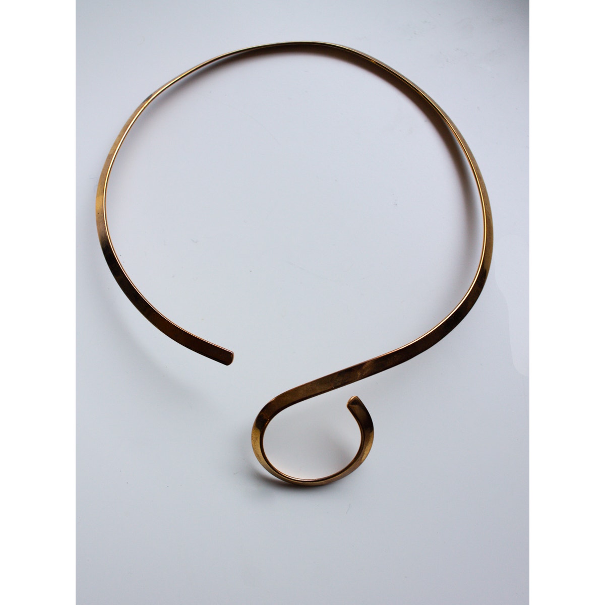 Vintage Brass Choker Necklace