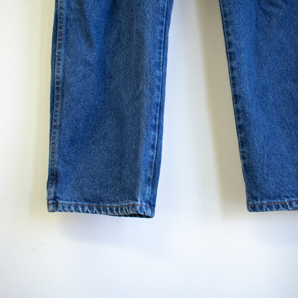 Rustler Straight Fit Dark Wash Jeans Size 36x29