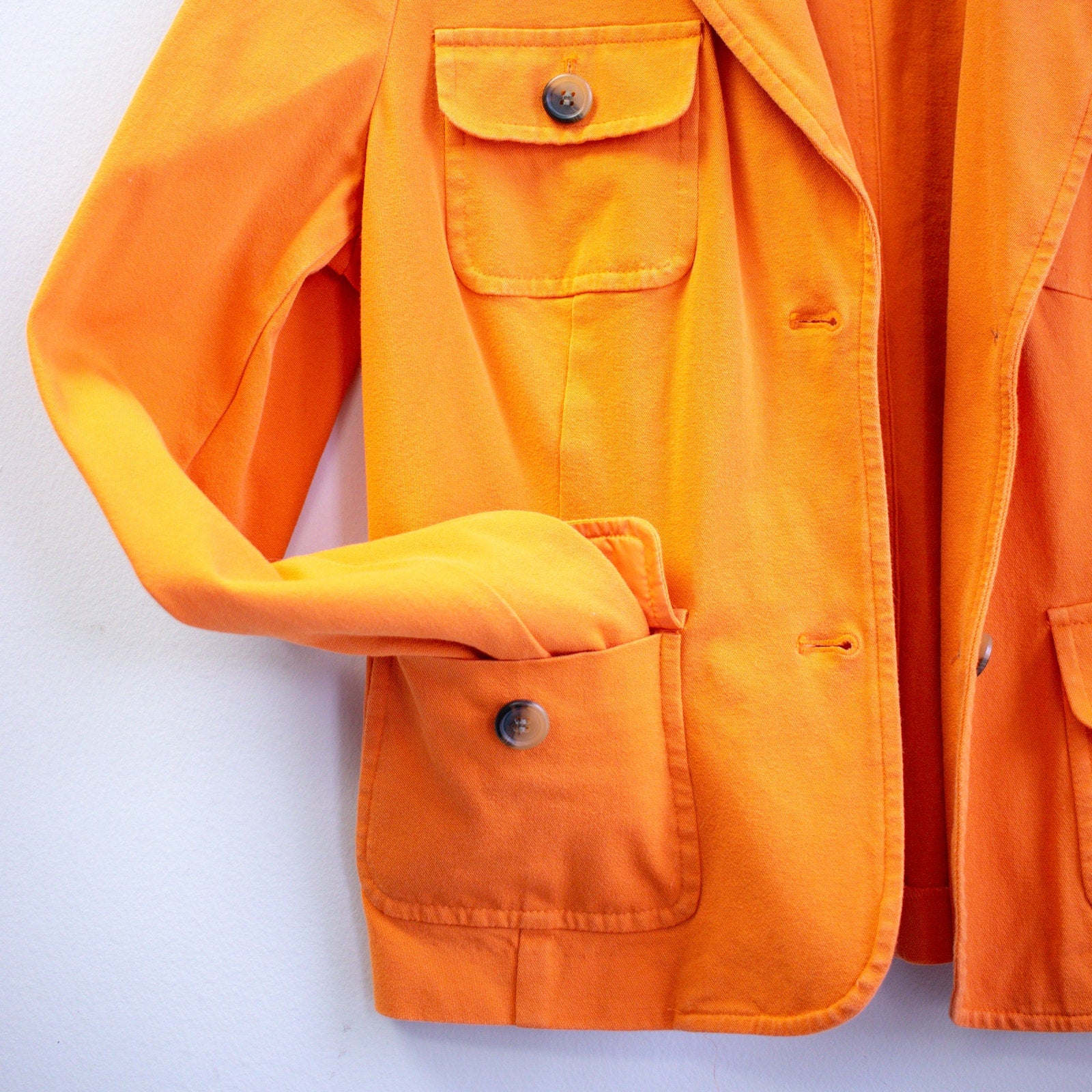 Vintage Liz Claiborne Orange Blazer Size 10