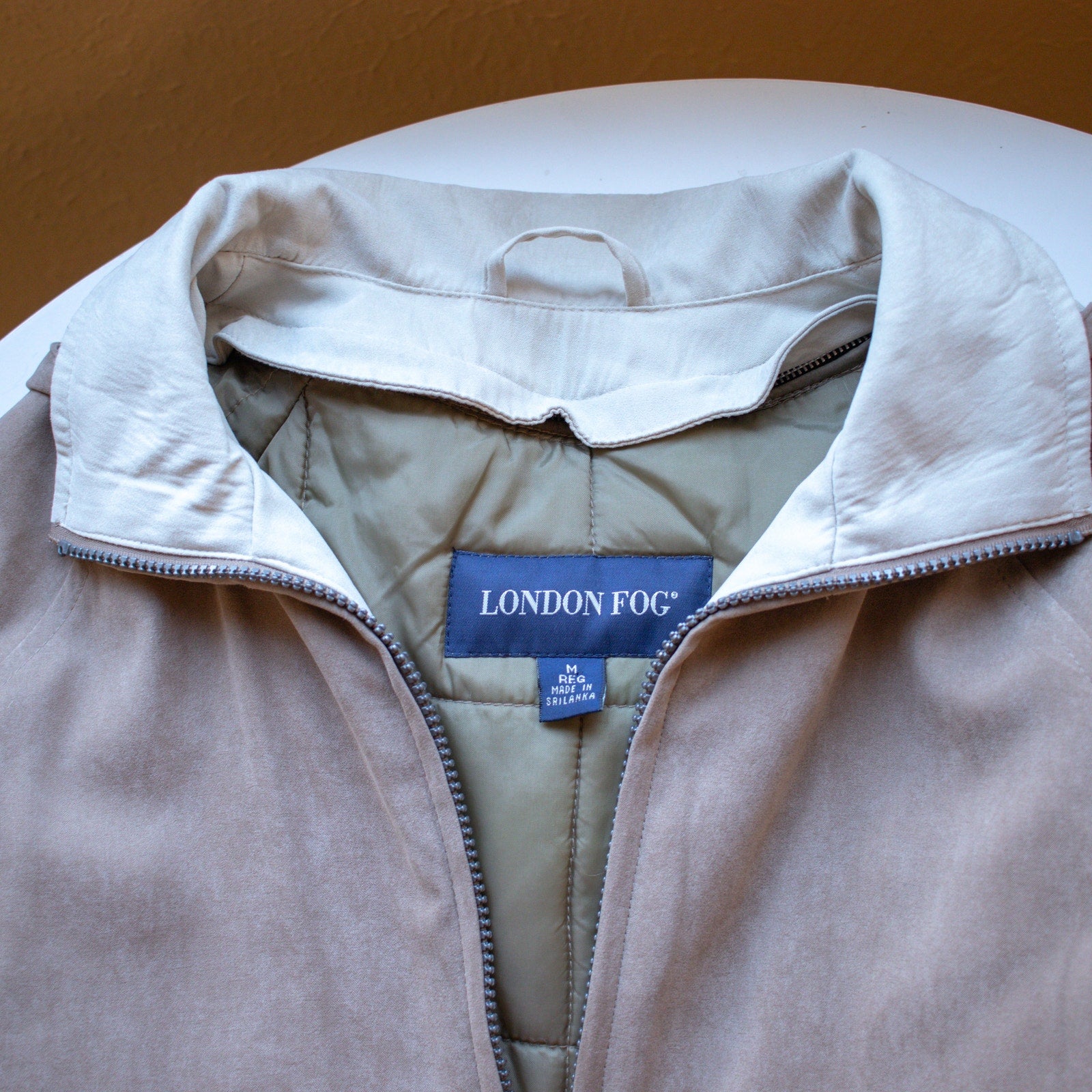 London Fog Beige Winter Coat Size Medium