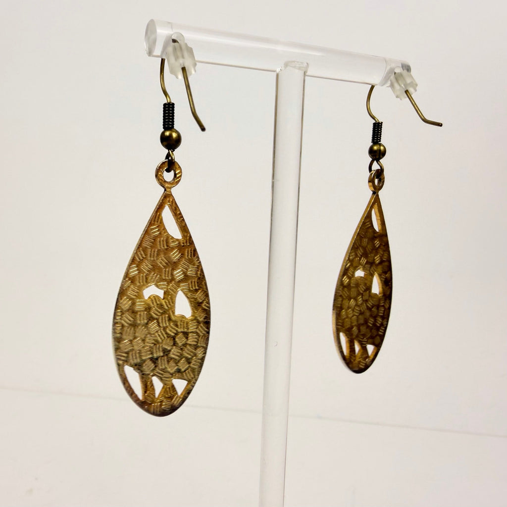 Lace Design Floral Earrings
