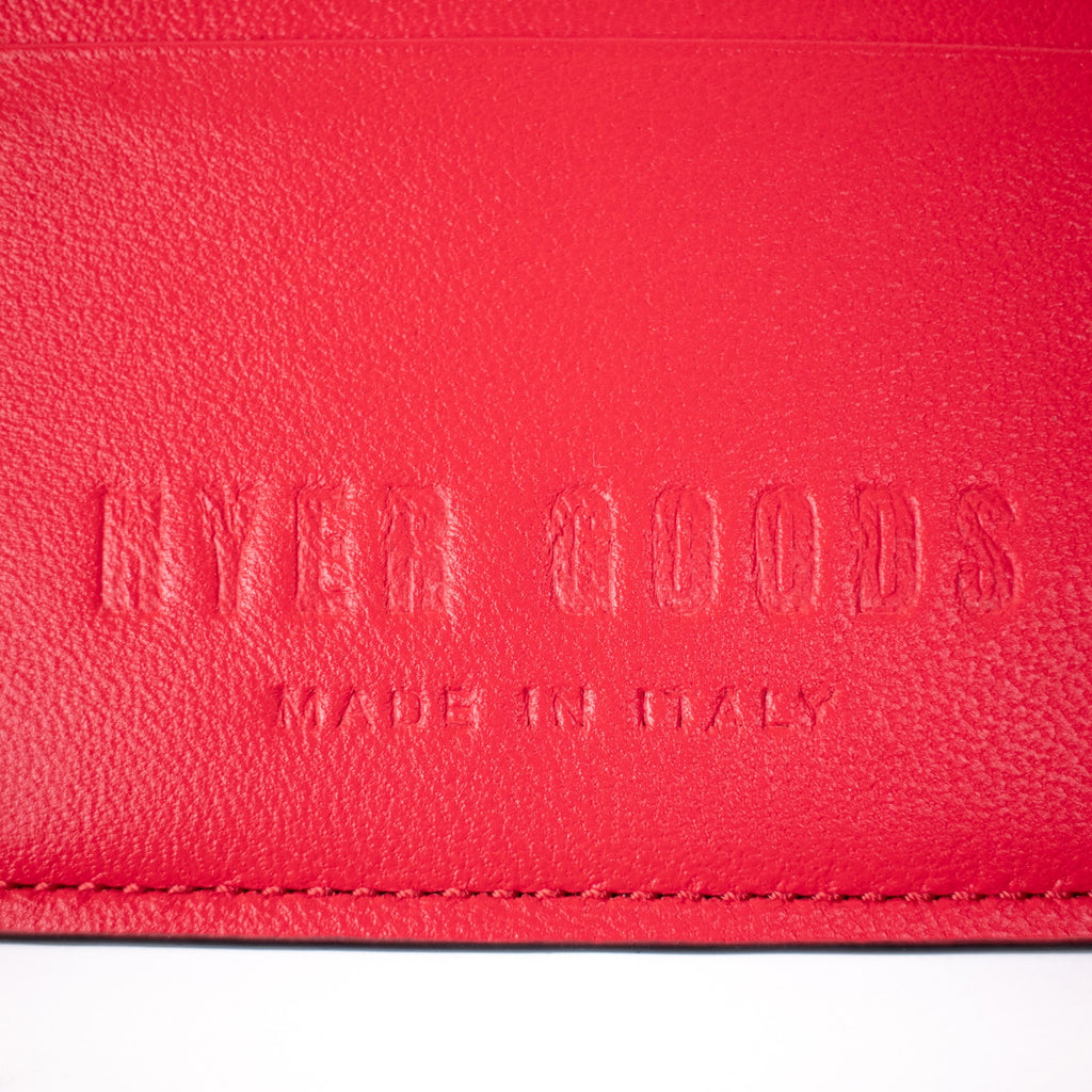 Hyer Goods Valentino Red Certo Card Wallet