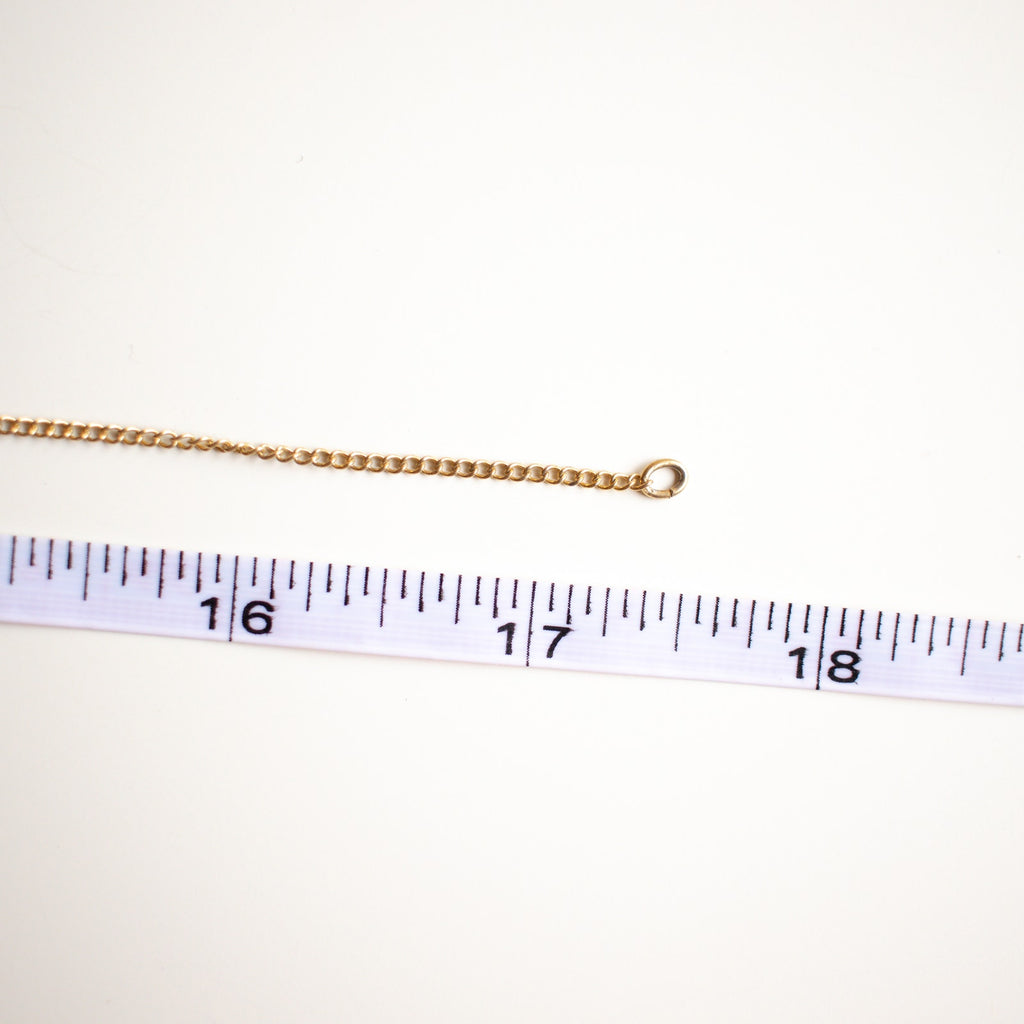 Whiting & Davis Mesh Necklace Gold Tone Vintage