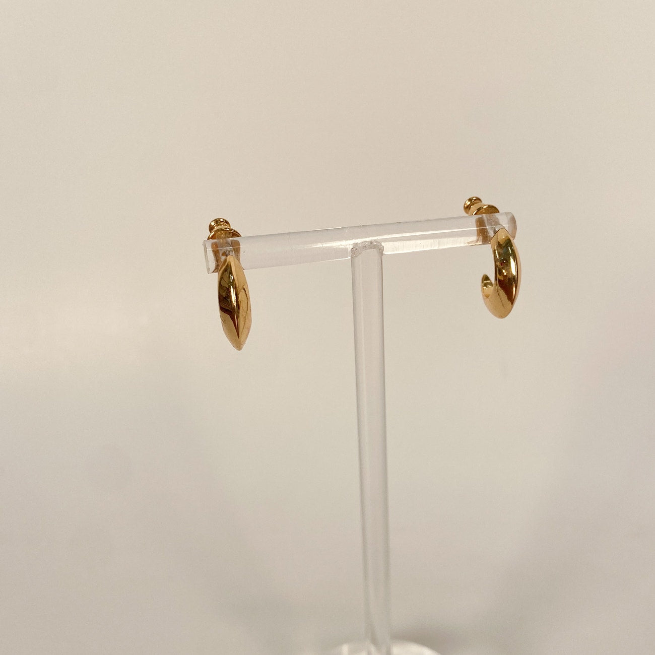 Monet Small Gold Tone Hoops