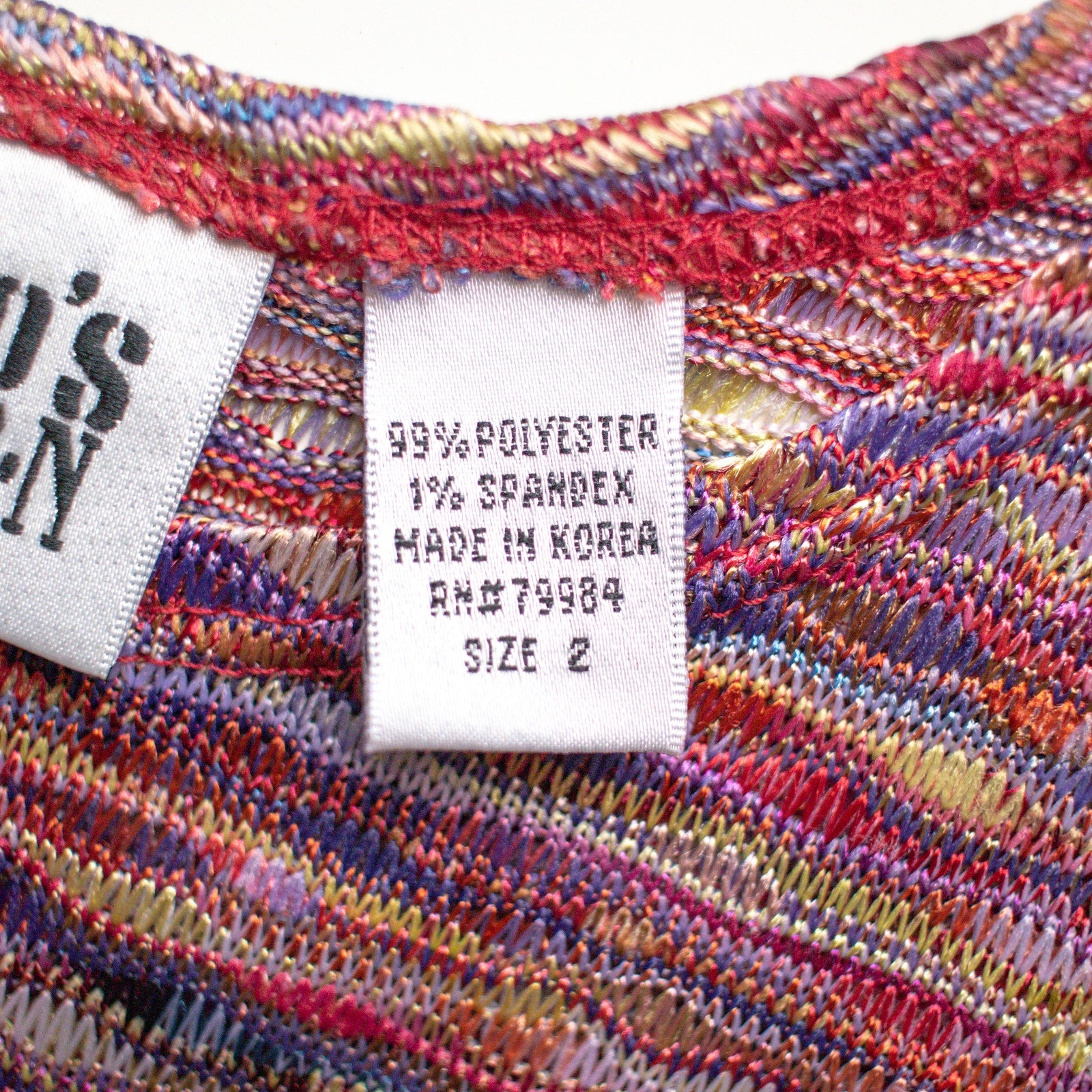 Chico's Multi-Color Tank Top Size 2