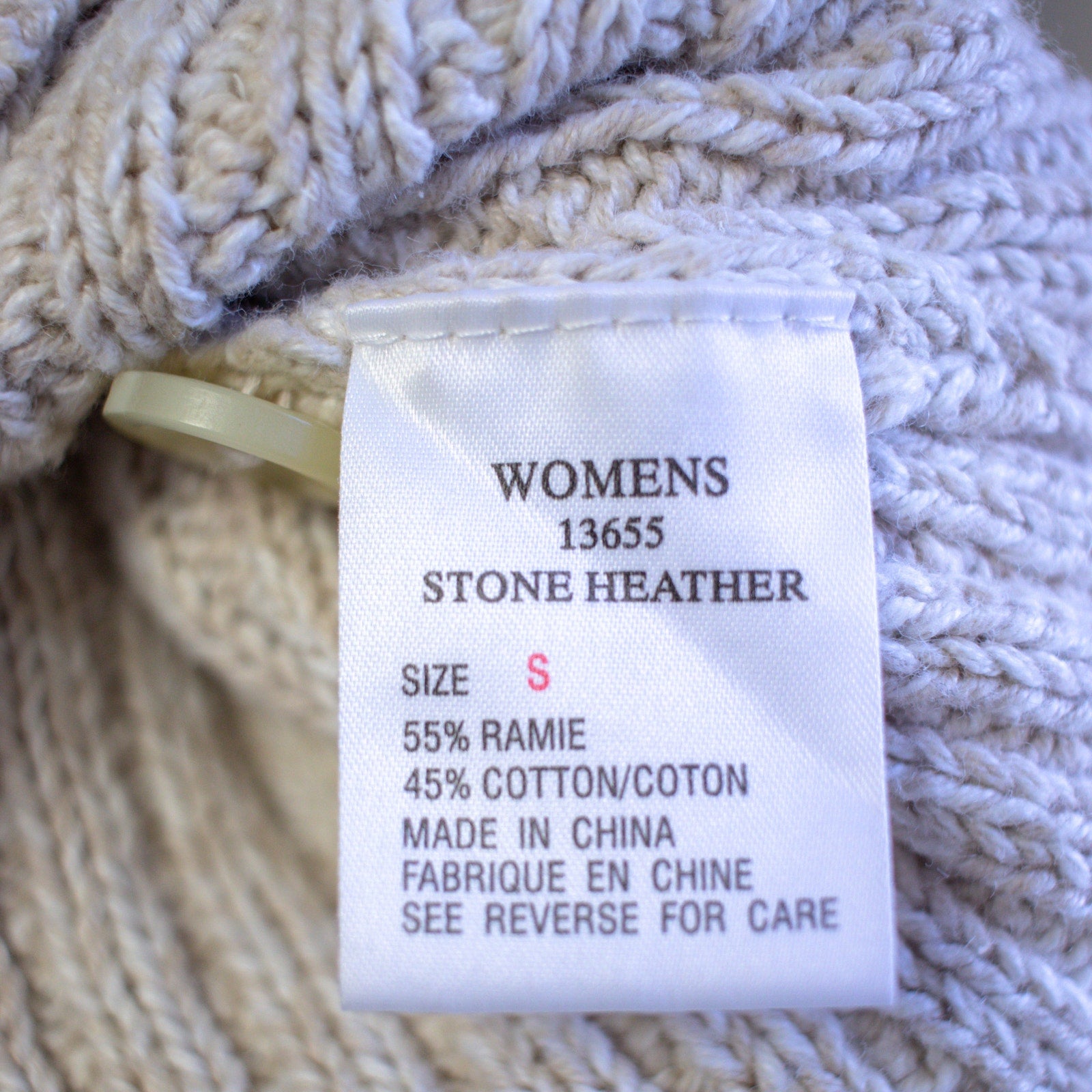 Woolrich Oatmeal Sweater Vest Size Small