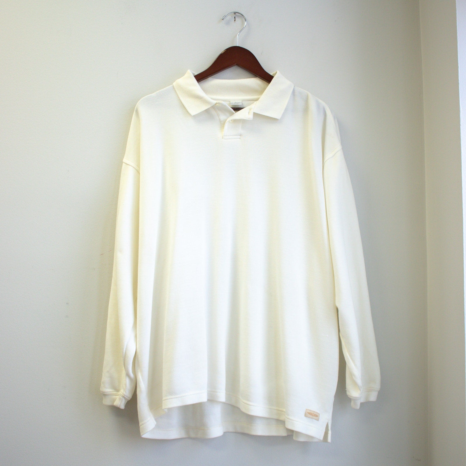 Vintage Long Sleeve Polo Size Large