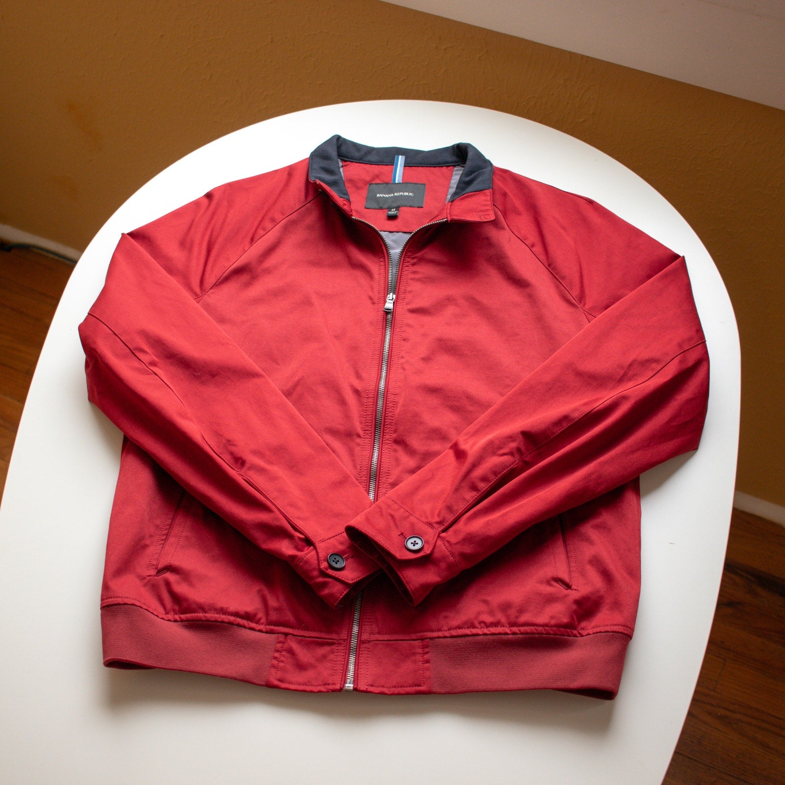 Banana Republic Red Zip-up Winter Coat Size Medium