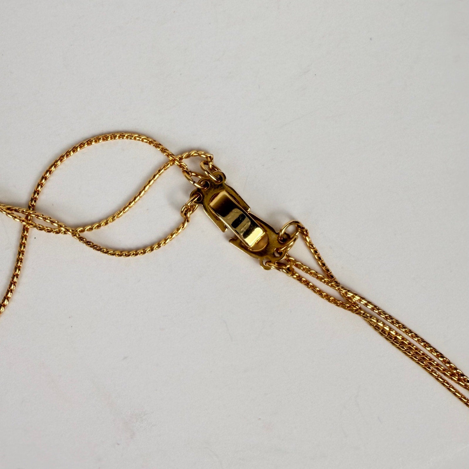 Gold Tone and Enamel Necklace & Earring Set