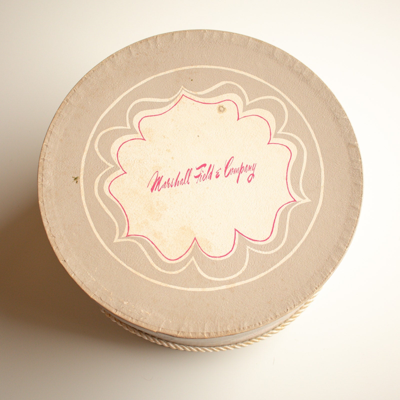 Vintage Dark Brown Fur Pillbox Hat | Mr. Mark New York hat in Marshall Fields Box