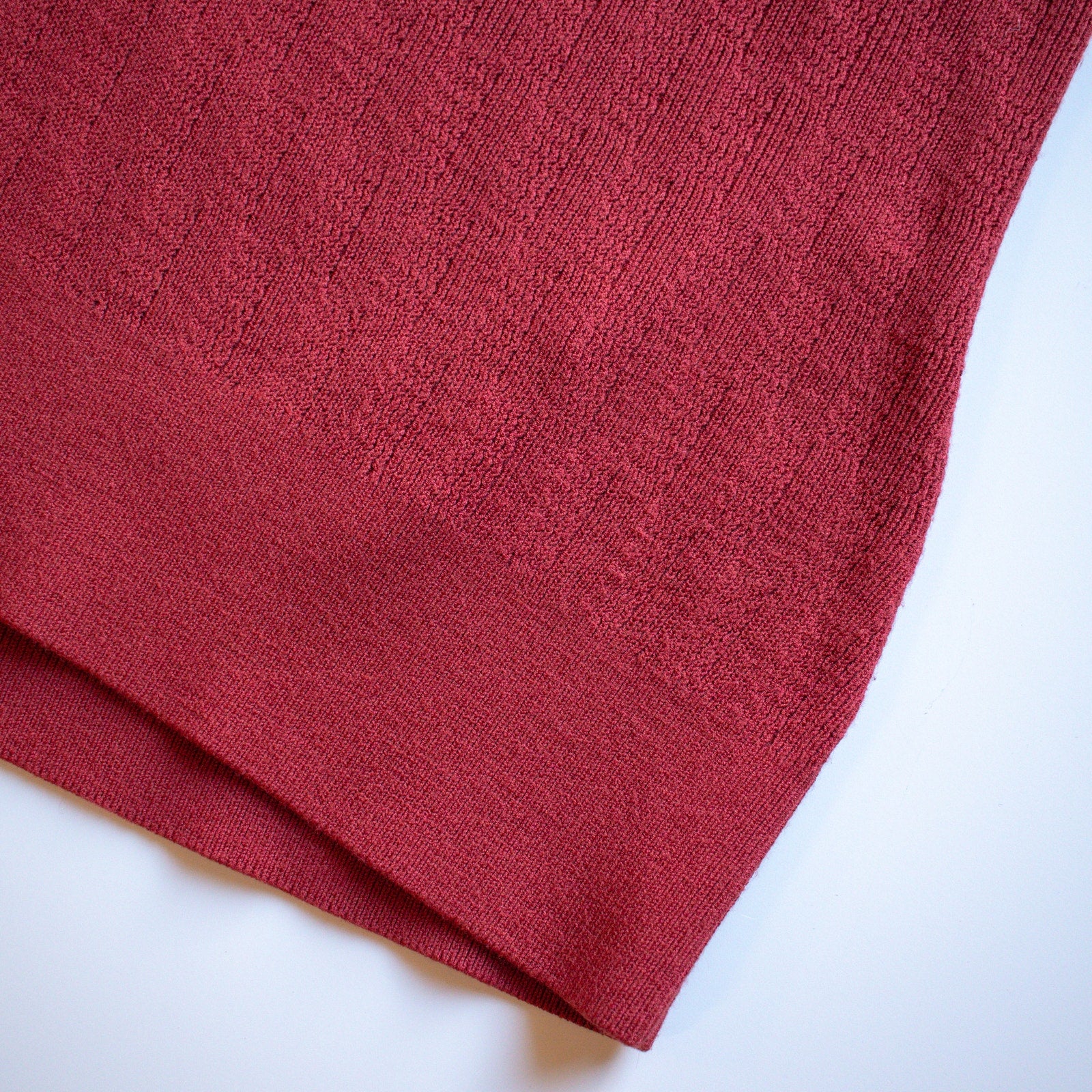 Banana Republic Red Ribbed Sleeveless Knit Top Size Medium