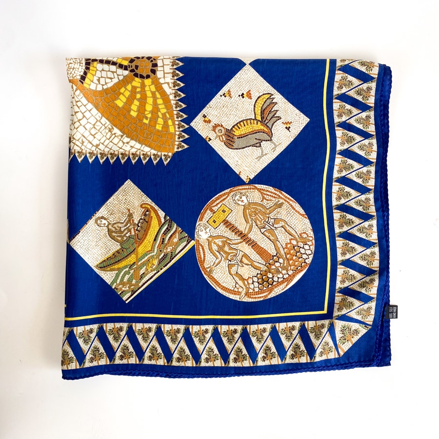 Mosaics of Jordan 100% Silk Jumbo Square Scarf