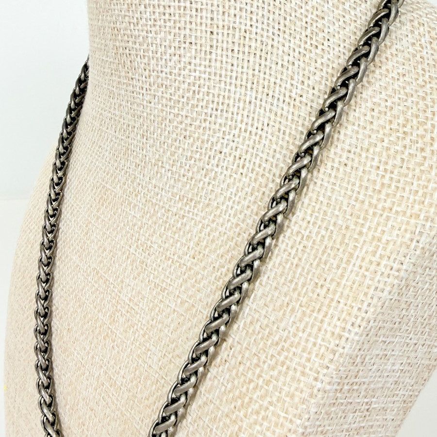Wheat Silver Tone 18" Chain