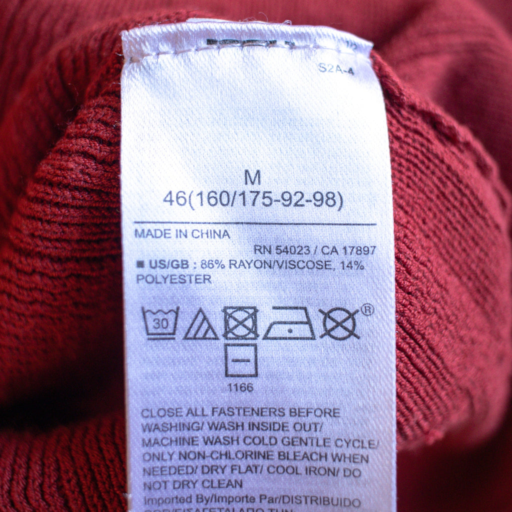 Banana Republic Red Ribbed Sleeveless Knit Top Size Medium