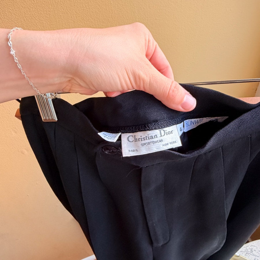 Black Trousers Christian Dior Sport Size 4