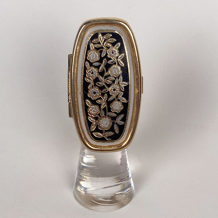 Black and Gold Lipstick Holder Mirror Hong Kong