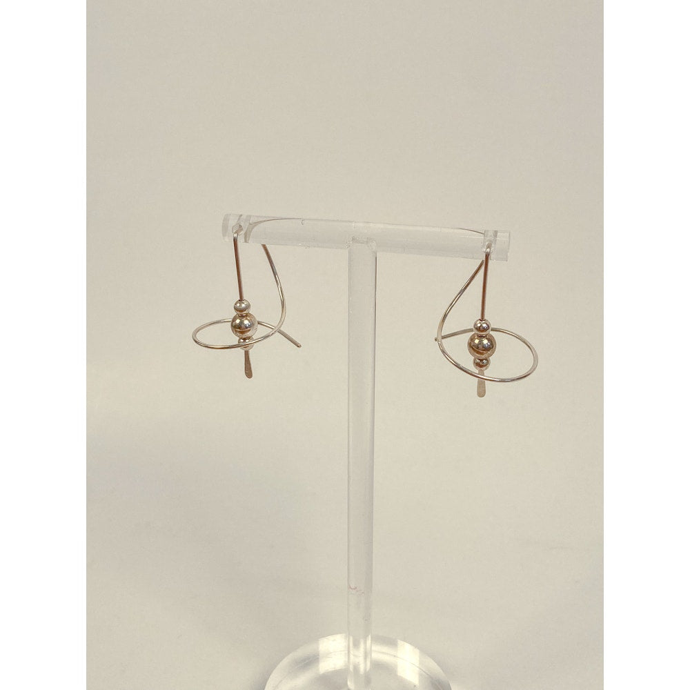 Sterling Ear Spirals Hallmarked ME