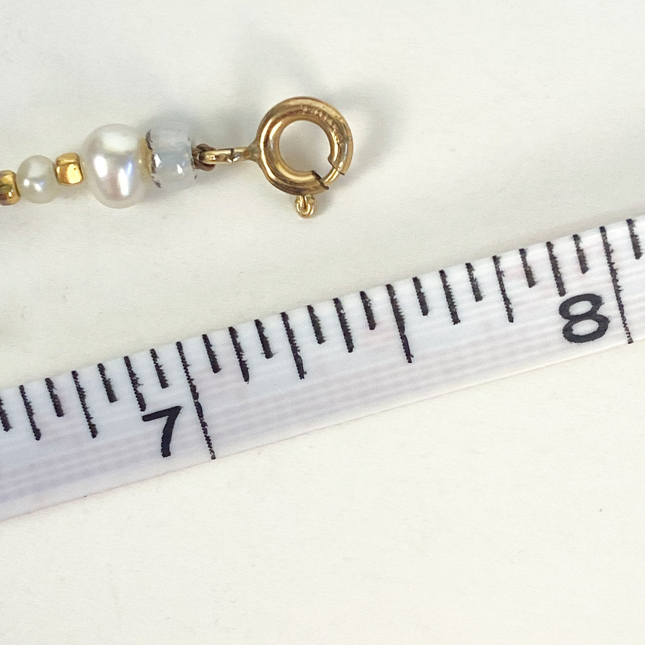 14ct GF and Freshwater Pearl Beaded Bracelet