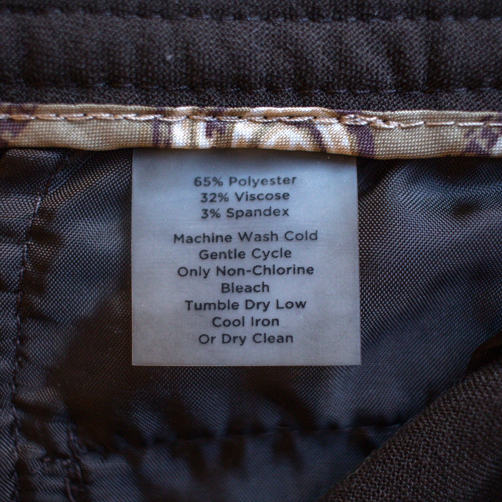 Talbots Stretch Brown Straight Fit Dress Pants Size 4