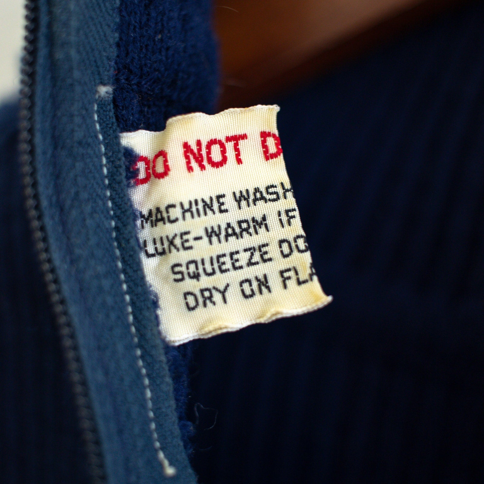 Vintage Navy Blue Turtleneck Sweater Size Medium