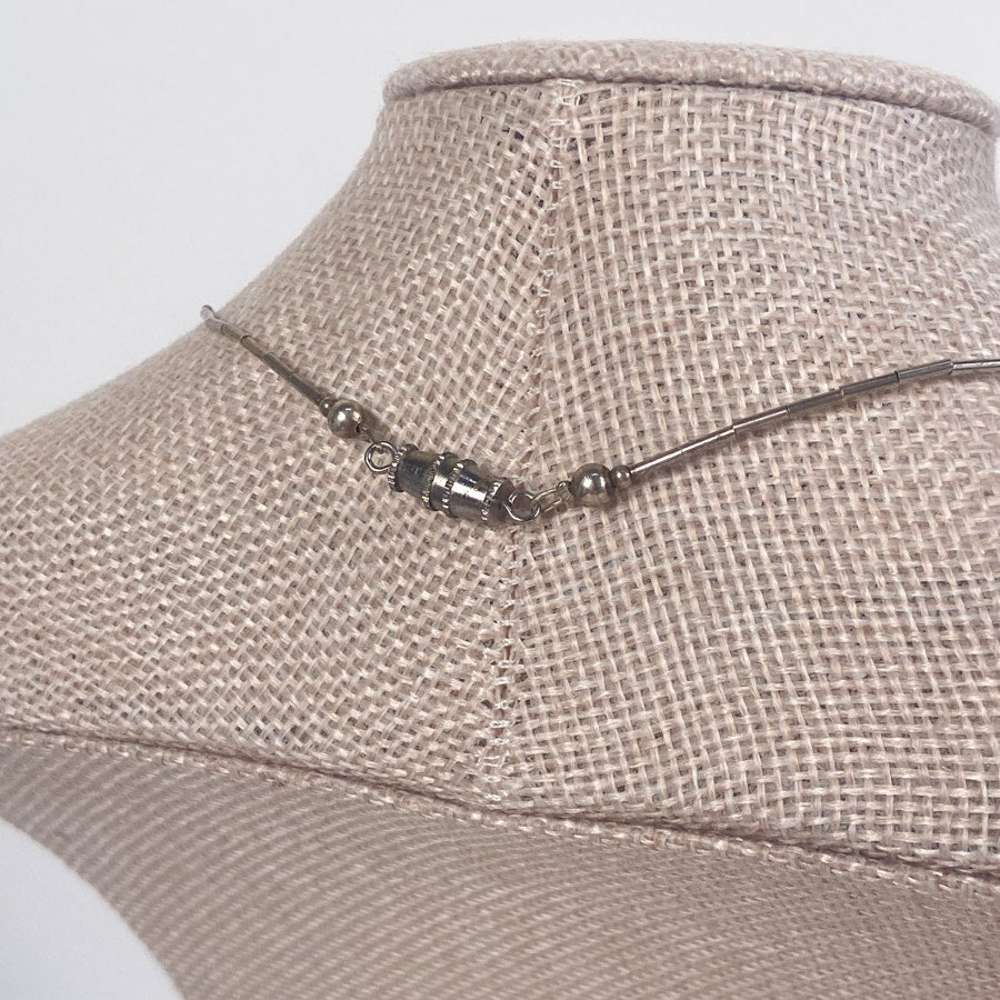 Red and Silver Choker
