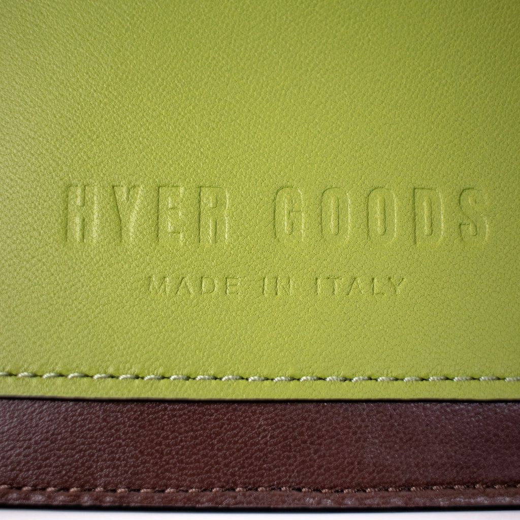 Hyer Goods Vert Anis Multi Piccolo Zipper Card Wallet