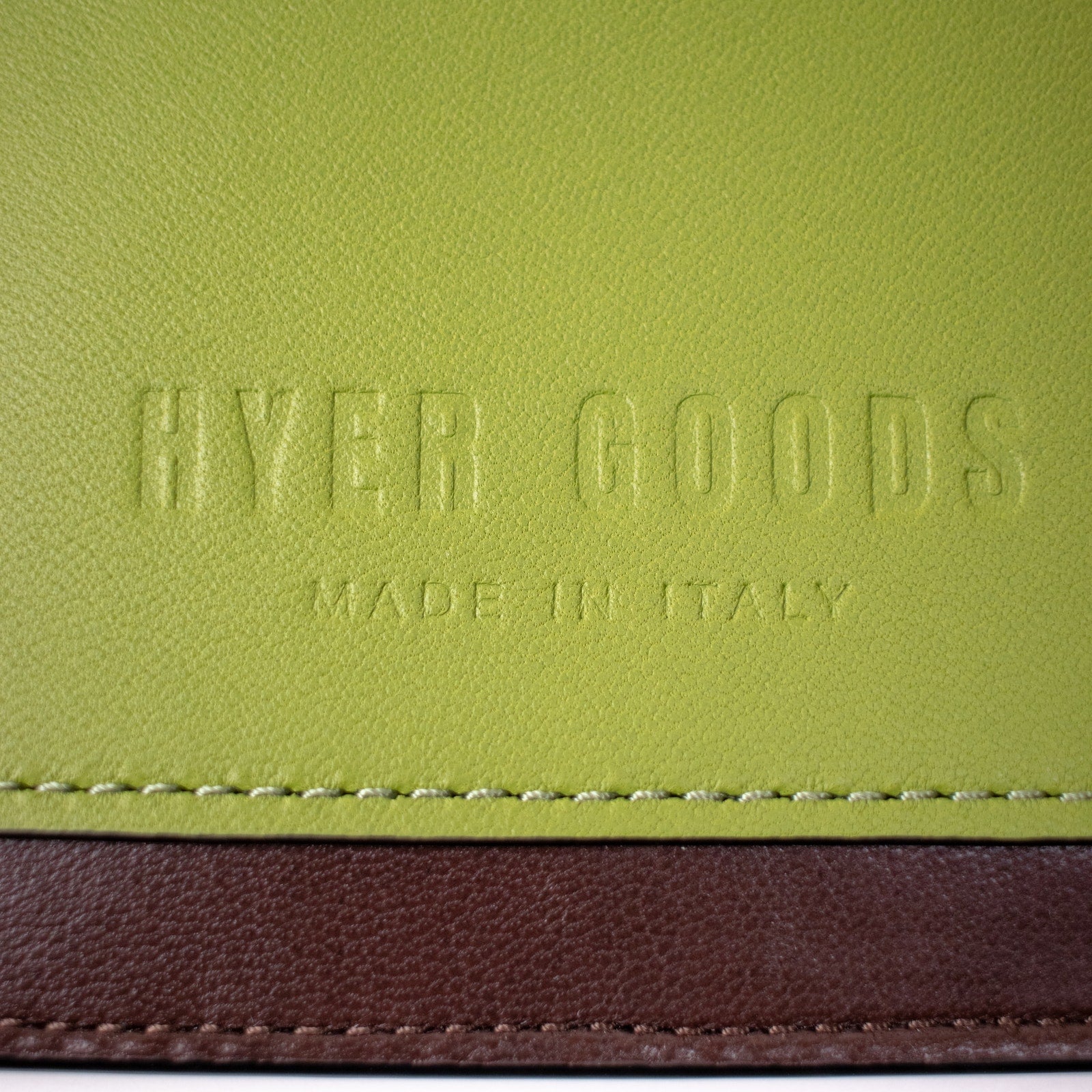 Hyer Goods Vert Anis Multi Piccolo Zipper Card Wallet