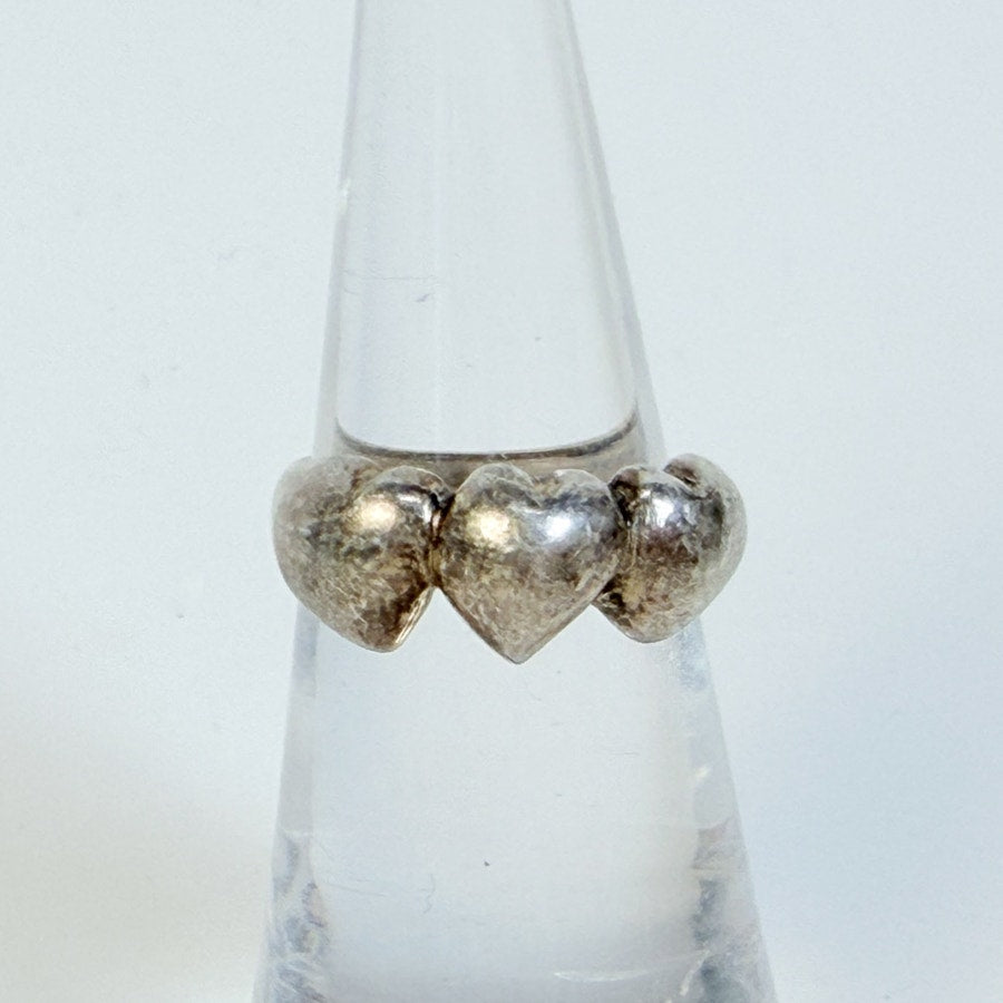 Little Heart Ring Nickel Free Sterling Silver Size 4.5