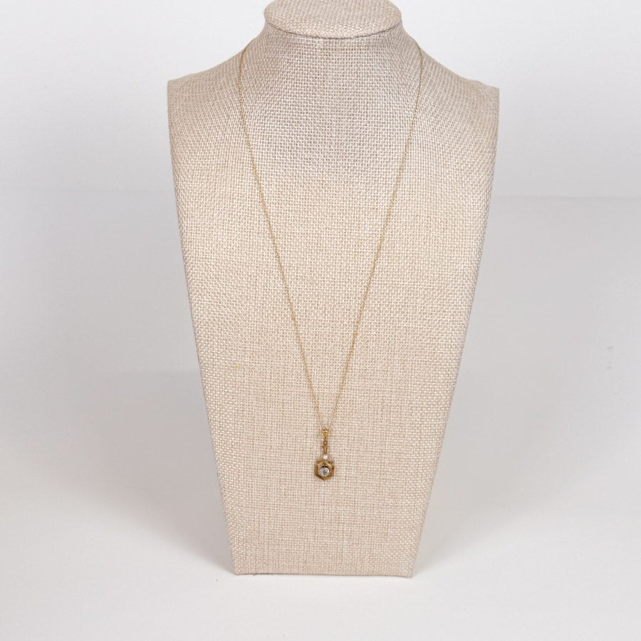 14kt Yellow Gold Edwardian Pendant Necklace