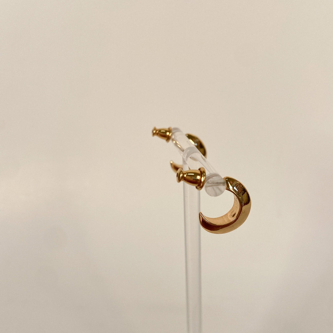 Monet Small Gold Tone Hoops
