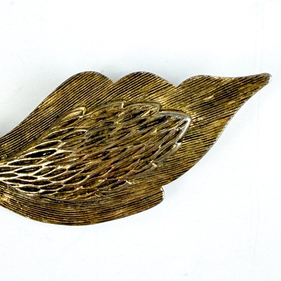 Hair Clip Late 50s Gold-Tone