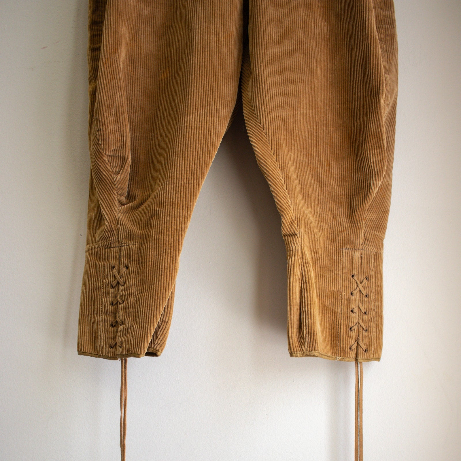 1947 Vintage Beige Corduroy Riding Pants Women's Size Small