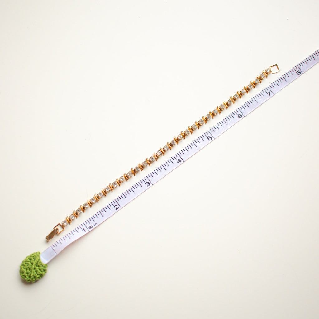 Vintage Jewelry Tennis Bracelet | Costume Jewelry