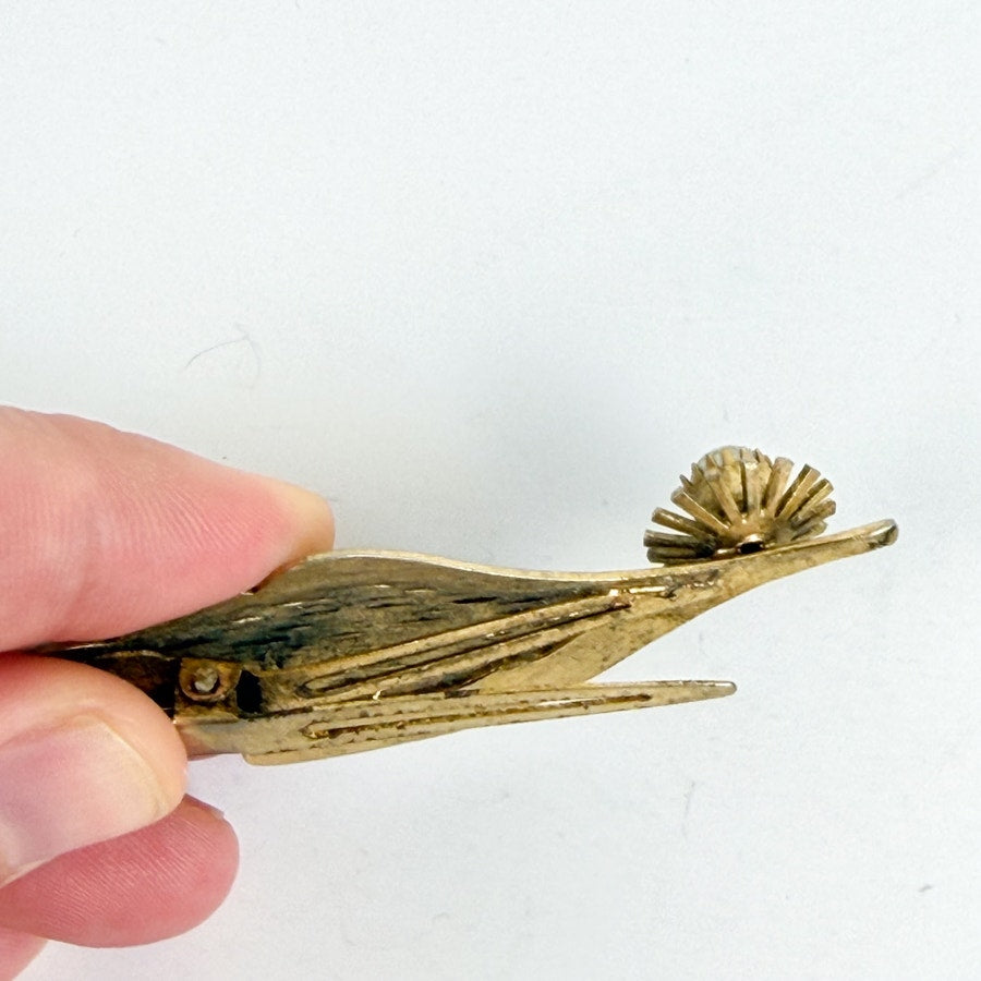 Hair Clip Late 50s Gold-Tone