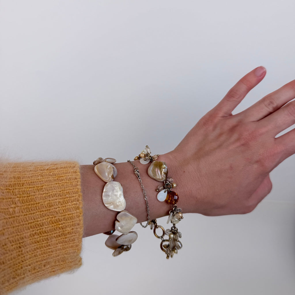 Set of Two Shell Bracelets