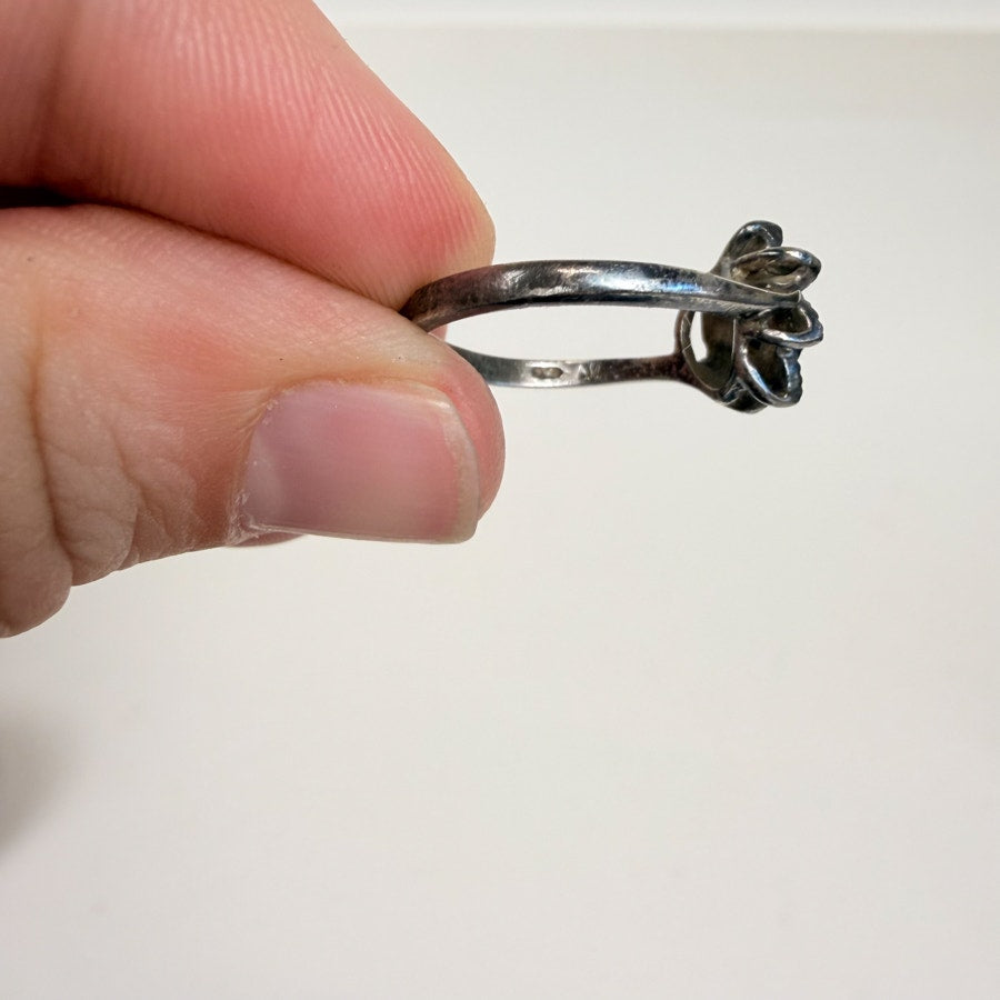 Vintage Whimsigoth Sterling Silver Ring