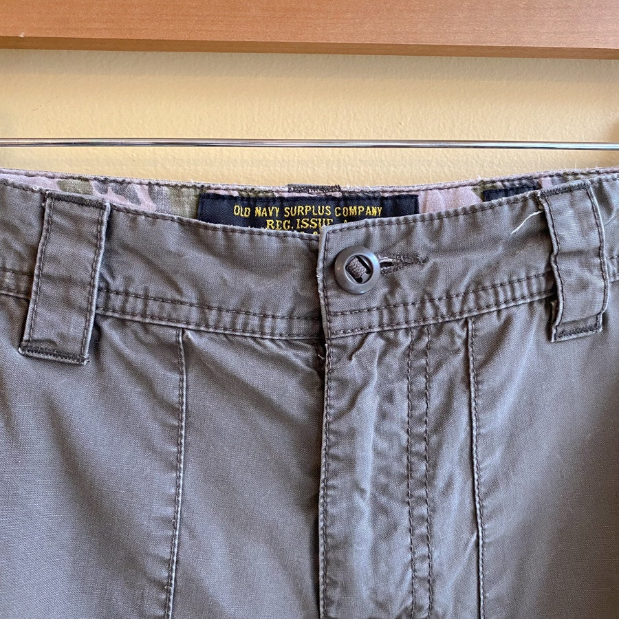 Boy Scout Pants Cargos Old Navy Surplus Company Olive Green Size 14