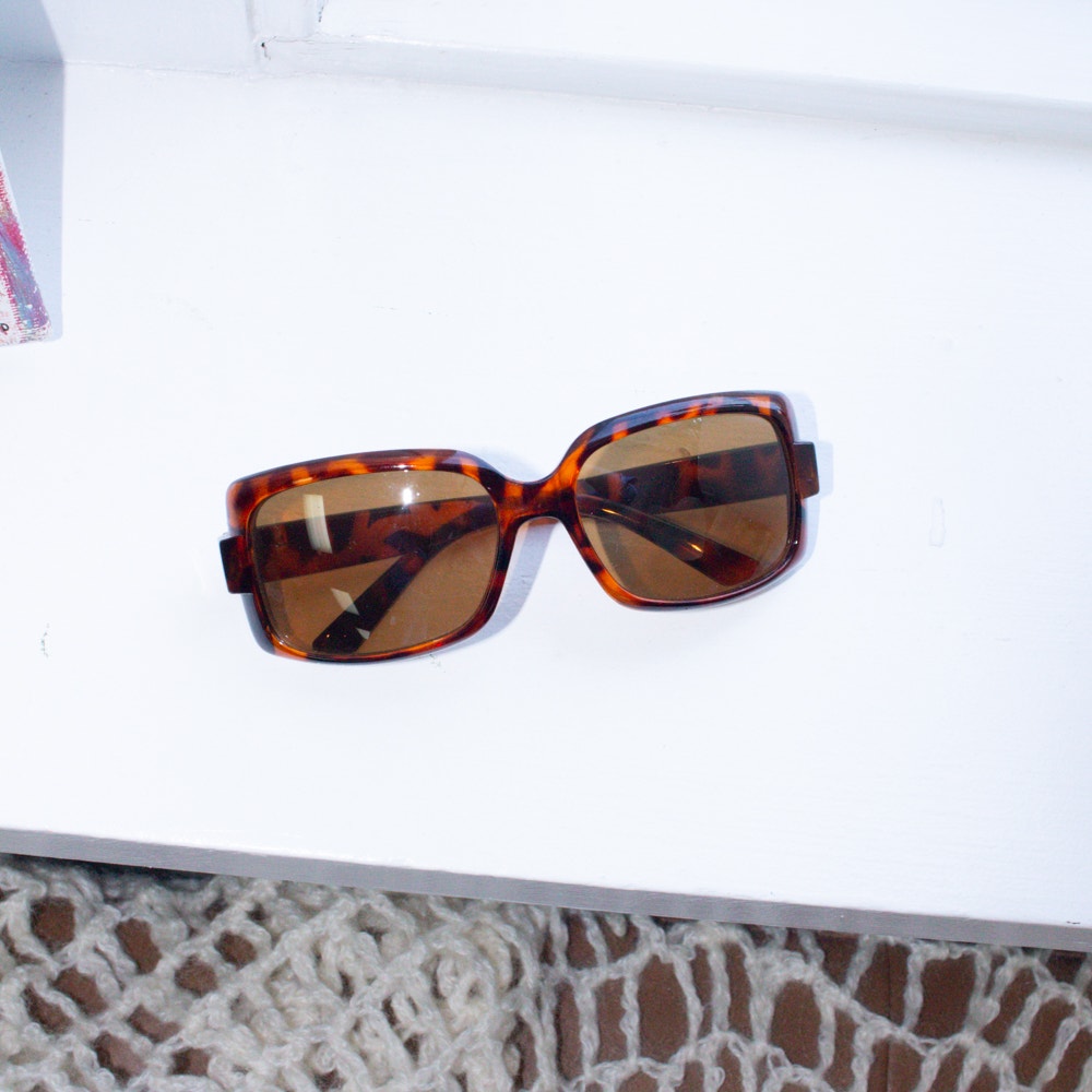Brown Tortiseshell Square Sunglasses